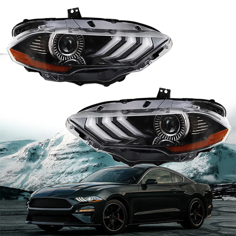 2PCS For Ford Mustang 2018 2019 2020 2021 Car Led Headlight Assembly Hi Low Beam DRL Tuning Light Plug And Play 12V Car Lights
2PCS For Ford Mustang 2018 2019 2020 2021 Car Led Headlight Assembly Hi Low Beam DRL Tuning Light Plug And Play 12V Car Lights