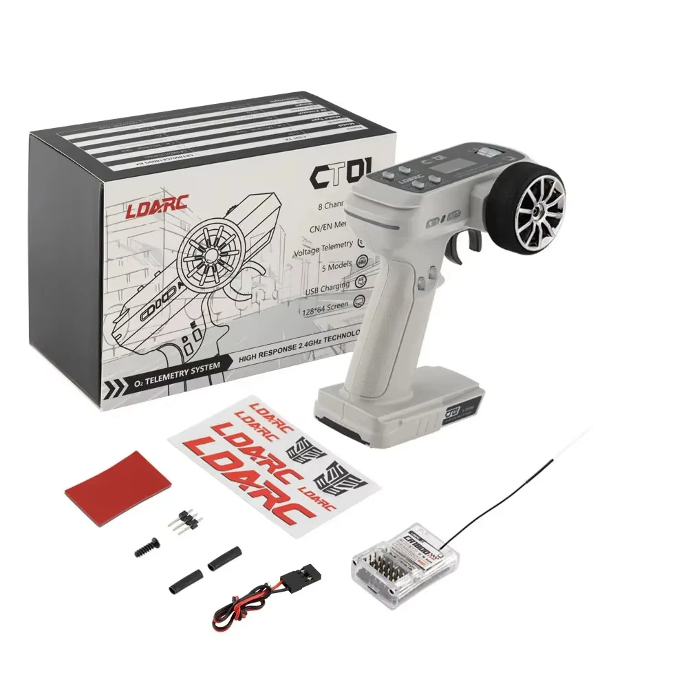 LDARC CT01 2.4GHz 8-Channel Professional Remote Controllor English and Chinese LCD Display for RC Model Car Boat
LDARC CT01 2.4GHz 8-Channel Professional Remote Controllor English and Chinese LCD Display for RC Model Car Boat
