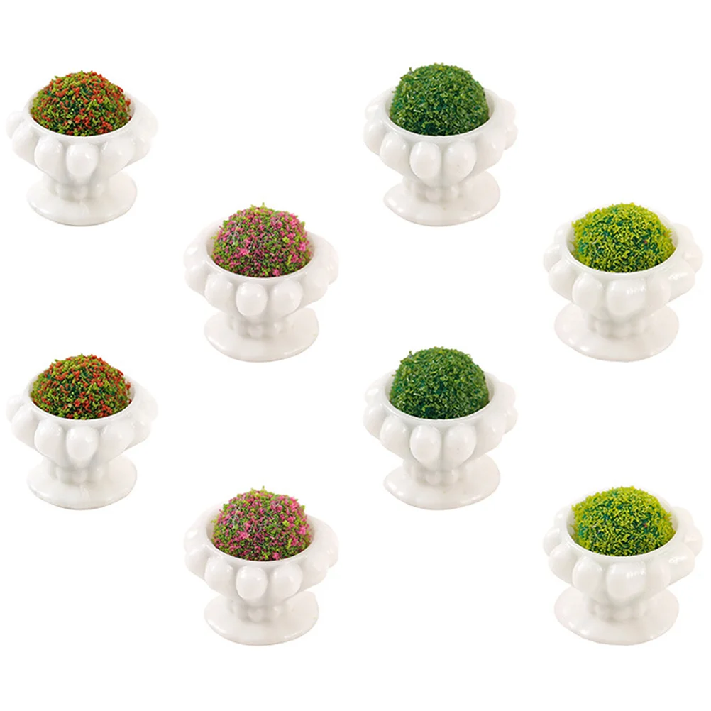8 Pcs Miniature Potted Plants Resin Realistic Lifelike Compact Size Easy to for Mini House Home Office for Plant
8 Pcs Miniature Potted Plants Resin Realistic Lifelike Compact Size Easy to for Mini House Home Office for Plant