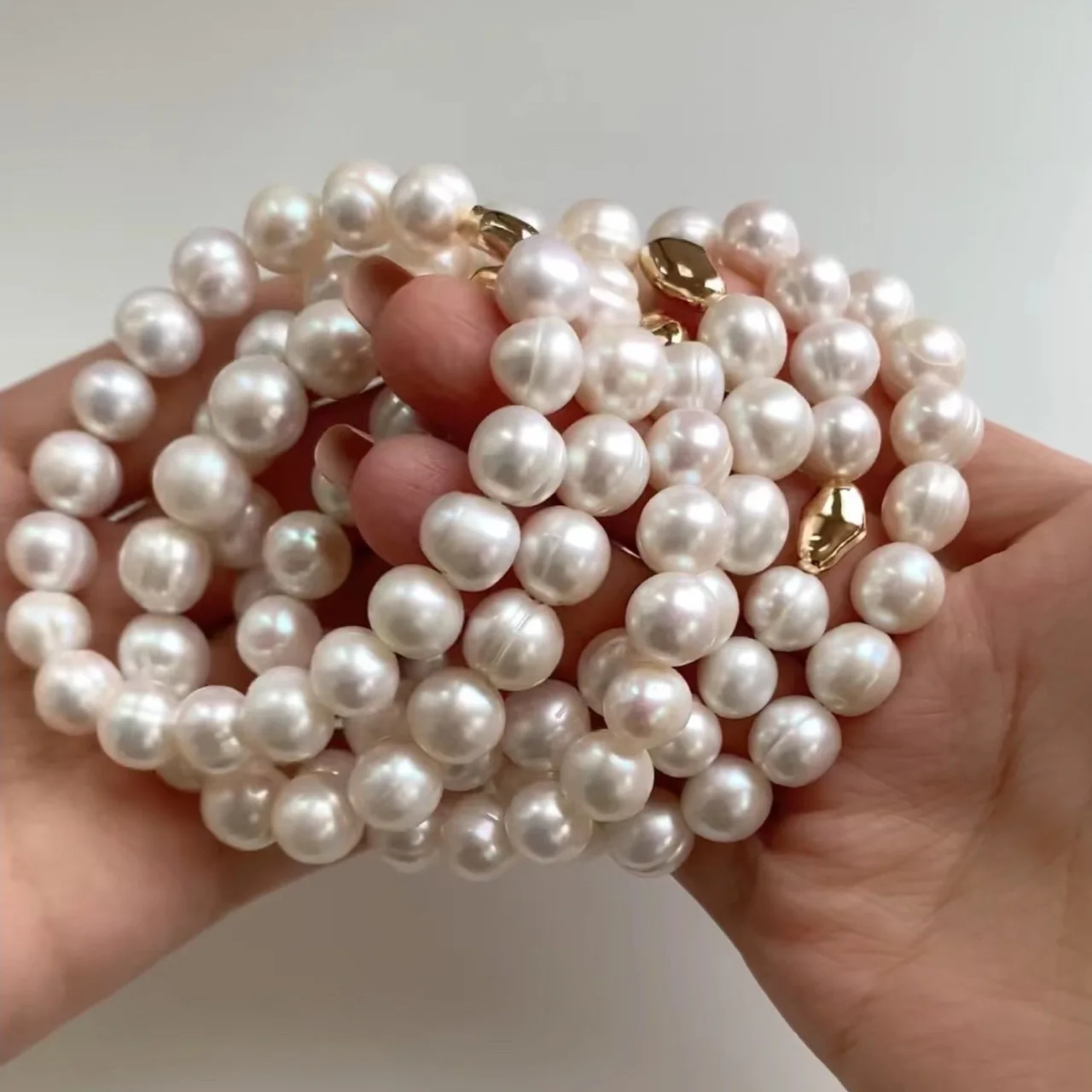 Baroque Special-shaped Freshwater Pearl Bracelet Fashion Large Pearl Light Freshwater Pearl Elastic Rope Bracelet Women
Baroque Special-shaped Freshwater Pearl Bracelet Fashion Large Pearl Light Freshwater Pearl Elastic Rope Bracelet Women