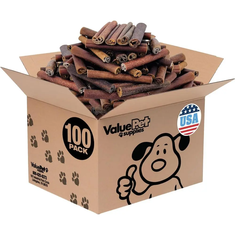 6 Inch Jumbo Dog Chews, 100 Pack, Natural Long-Lasting Treats, Supports Joints, Skin & Coat with Glucosamine and Chondroitin
6 Inch Jumbo Dog Chews, 100 Pack, Natural Long-Lasting Treats, Supports Joints, Skin & Coat with Glucosamine and Chondroitin