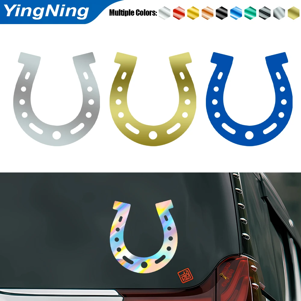 Lucky Horseshoe Vinyl Car Sticker Waterproof Decal for Auto Window Bumper Laptop, Holographic Reflective Horse Shoe Accessory
Lucky Horseshoe Vinyl Car Sticker Waterproof Decal for Auto Window Bumper Laptop, Holographic Reflective Horse Shoe Accessory