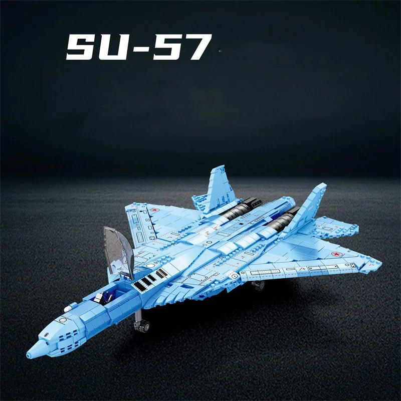 Russia Sukhoi Su-57 Fighter Modern Batisbrick Military Building Block Construction Model Ww2 Figures Brick Toys Collection
Russia Sukhoi Su-57 Fighter Modern Batisbrick Military Building Block Construction Model Ww2 Figures Brick Toys Collection