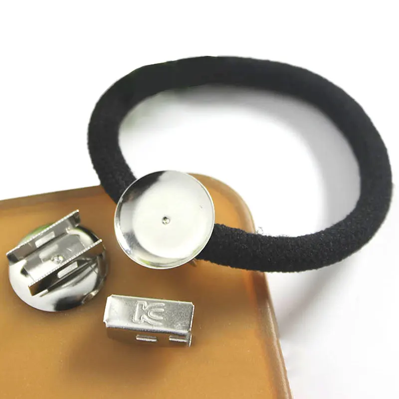 10sets Hair Rope Base Setting 18mm Metal Cabochon Base Holder for DIY Hair Jewelry Making Hairband Tie Circle Bow Findings
10sets Hair Rope Base Setting 18mm Metal Cabochon Base Holder for DIY Hair Jewelry Making Hairband Tie Circle Bow Findings