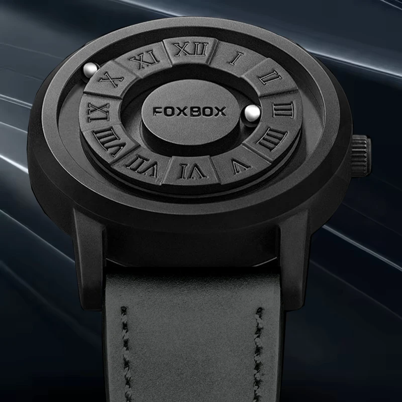 FOXBOX Creative Watches For Men Fashion Scrolling Pointer Magnetic Force Watch Men Sports Waterproof Men's Quartz Wristwatch
FOXBOX Creative Watches For Men Fashion Scrolling Pointer Magnetic Force Watch Men Sports Waterproof Men's Quartz Wristwatch