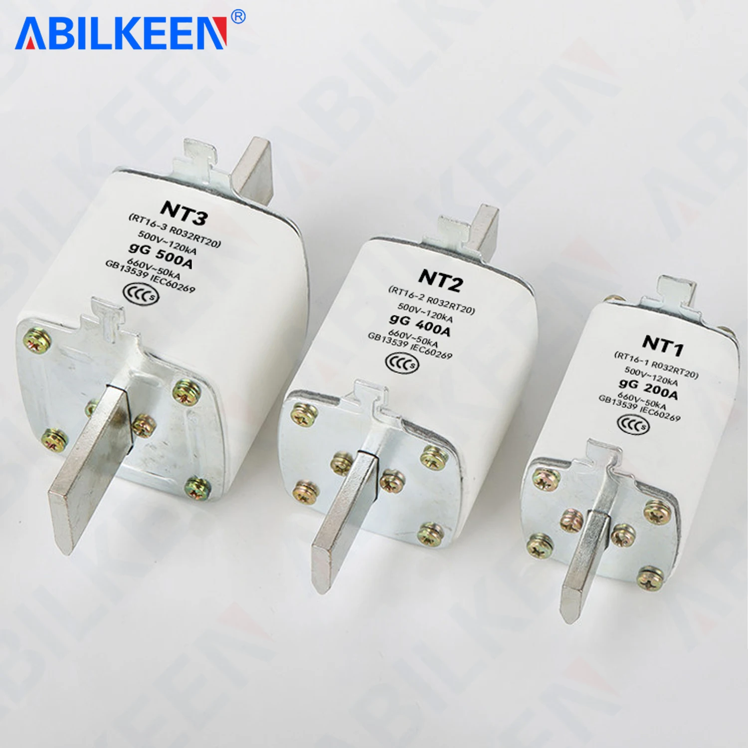 ABILKEEN NT3 Blow Blade Fuse 500A/630A RT16-3 Knife Blade Fuse Tube 500V~660V Mini Blade Fuse Tube with Fuse Base
ABILKEEN NT3 Blow Blade Fuse 500A/630A RT16-3 Knife Blade Fuse Tube 500V~660V Mini Blade Fuse Tube with Fuse Base