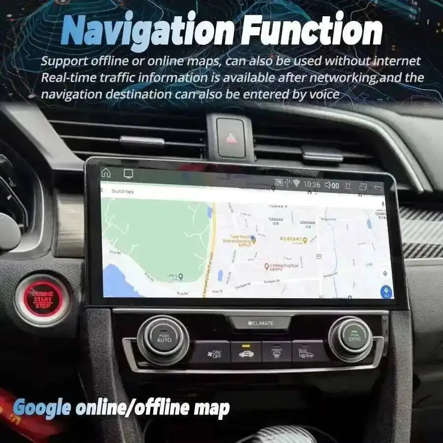 10.33inch Dual System Android Radio For Honda Civic 2016-2021 Car GPS Navigation Stereo Multimedia Video Player Wireless Carplay
10.33inch Dual System Android Radio For Honda Civic 2016-2021 Car GPS Navigation Stereo Multimedia Video Player Wireless Carplay