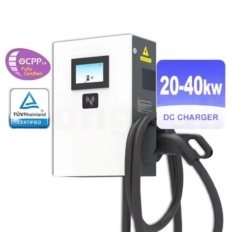 DC Wallbox Car Charger 20KW 30KW 40KW CCS1 CCS2 CHAdeMO GB/T IP54 Fast Electric Car Ev Charger Charging Station for Commercial
DC Wallbox Car Charger 20KW 30KW 40KW CCS1 CCS2 CHAdeMO GB/T IP54 Fast Electric Car Ev Charger Charging Station for Commercial