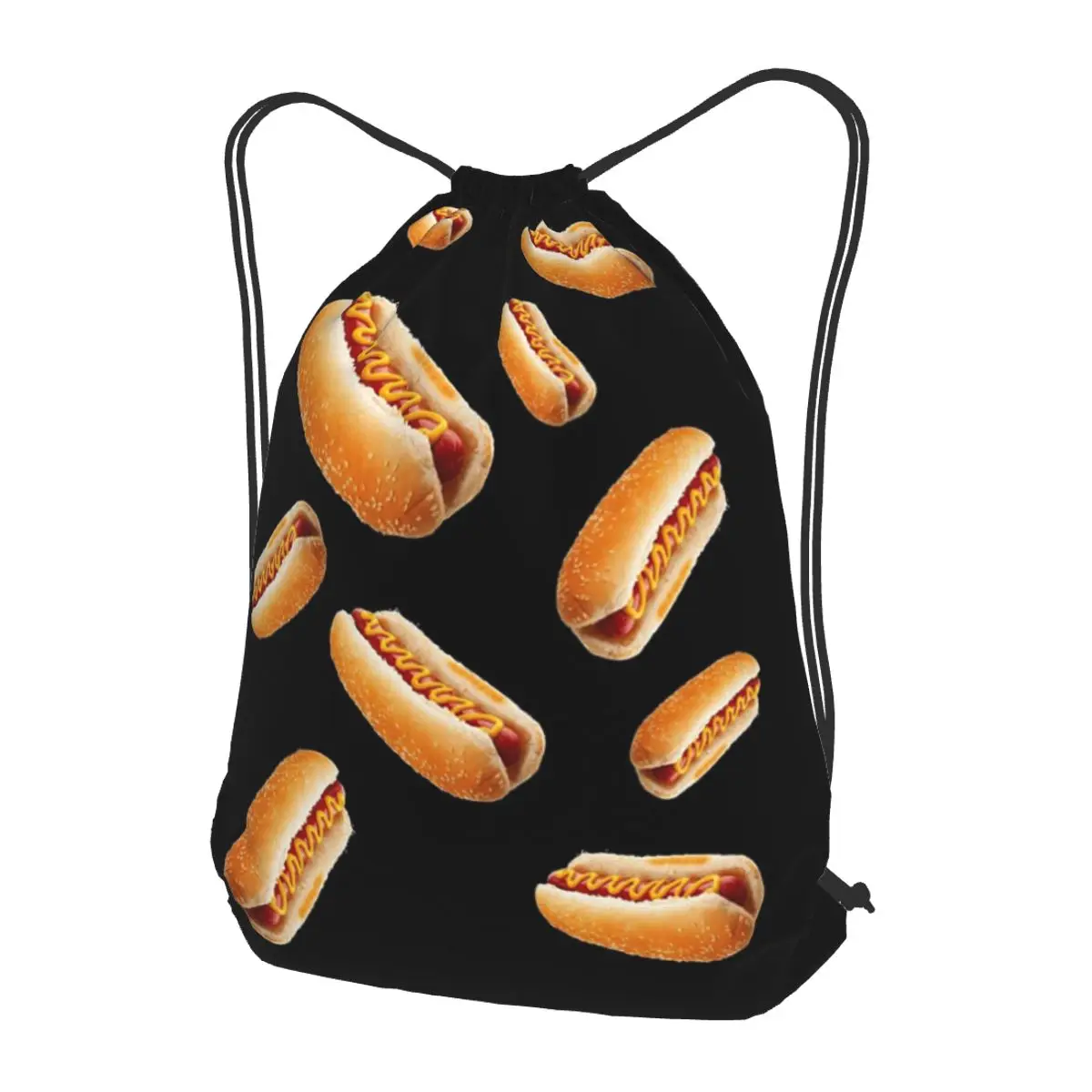 Hot Dogs Backpacks Portable Drawstring Bundle Pocket Sports Bag Book Bags for Travel School
Hot Dogs Backpacks Portable Drawstring Bundle Pocket Sports Bag Book Bags for Travel School