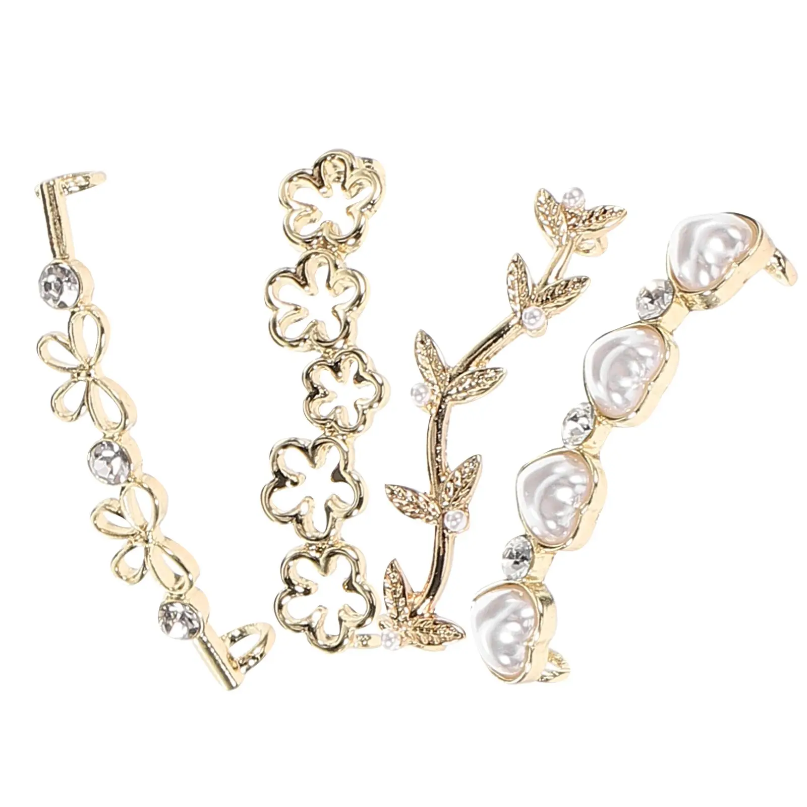 4 Pcs Pearl Rhinestone Shoe Clips Hollow-out Cherry Blossom Bow Decor Accessories Sneakers Wedding Birthday
4 Pcs Pearl Rhinestone Shoe Clips Hollow-out Cherry Blossom Bow Decor Accessories Sneakers Wedding Birthday