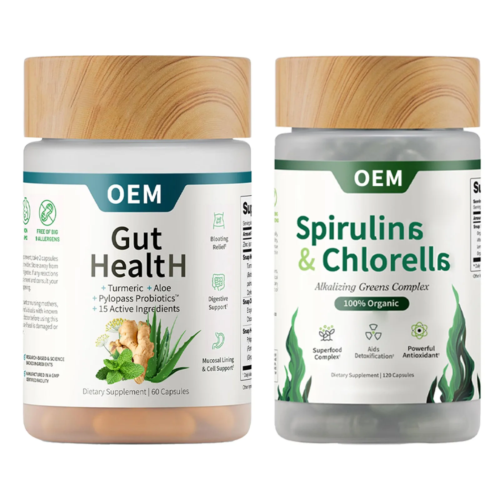 Комбинированный набор капсул из морских водорослей + спирулины, способствует здоровью кишечника, снимает физическую усталость, питание
Комбинированный набор капсул из морских водорослей + спирулины, способствует здоровью кишечника, снимает физическую усталость, питание