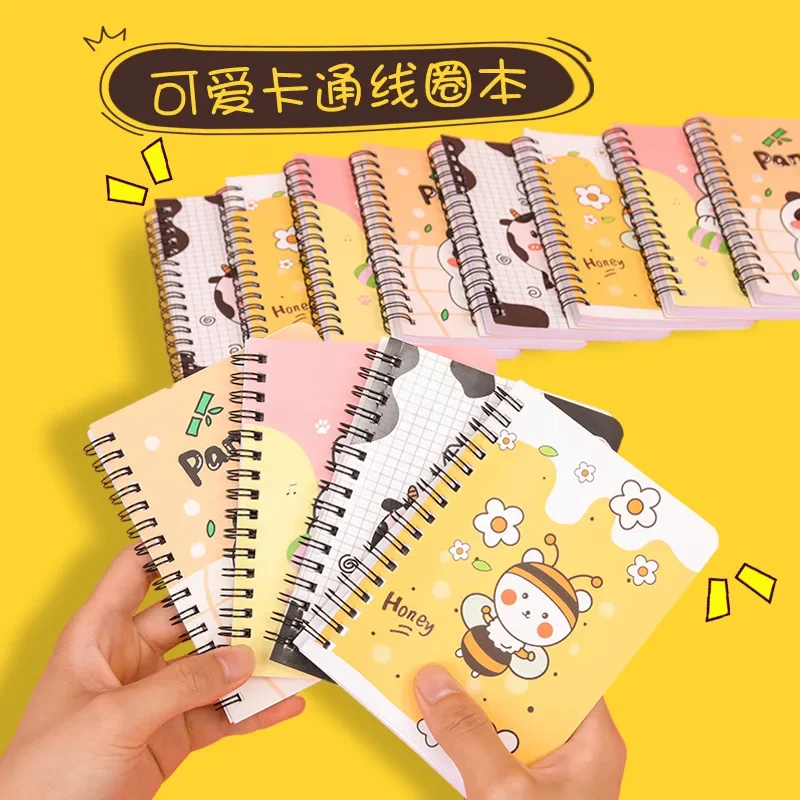 Cute cartoon handbook A6 coil book loose-leaf notebook student pocket small gift notepad stationery school supplies planners
Cute cartoon handbook A6 coil book loose-leaf notebook student pocket small gift notepad stationery school supplies planners