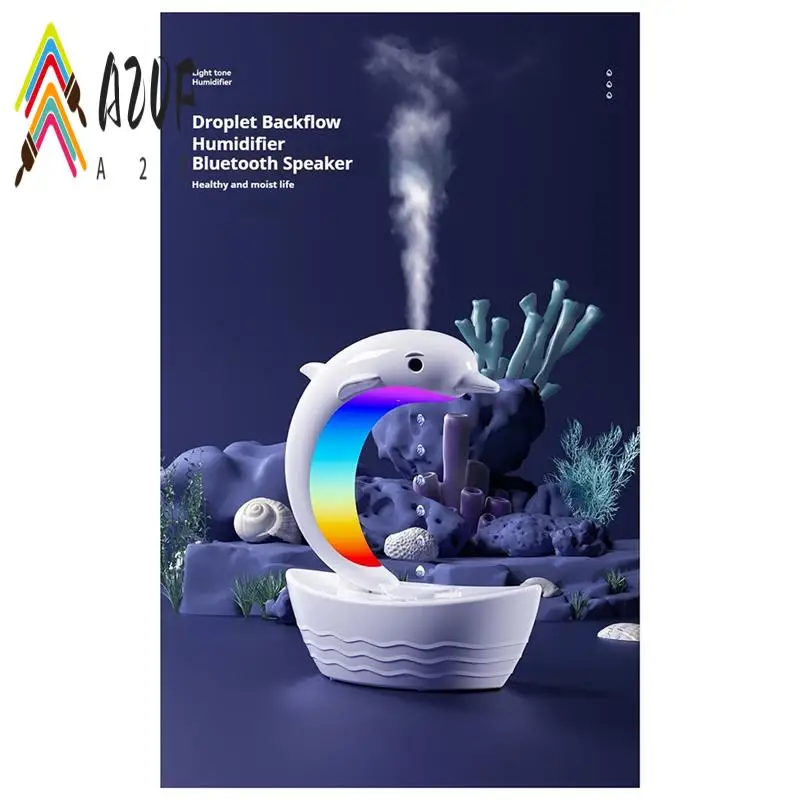 A20F-Dolphin Water Droplet Humidifier Bluetooth Speaker, Light Tone Humidifier, Colorful Lights
A20F-Dolphin Water Droplet Humidifier Bluetooth Speaker, Light Tone Humidifier, Colorful Lights