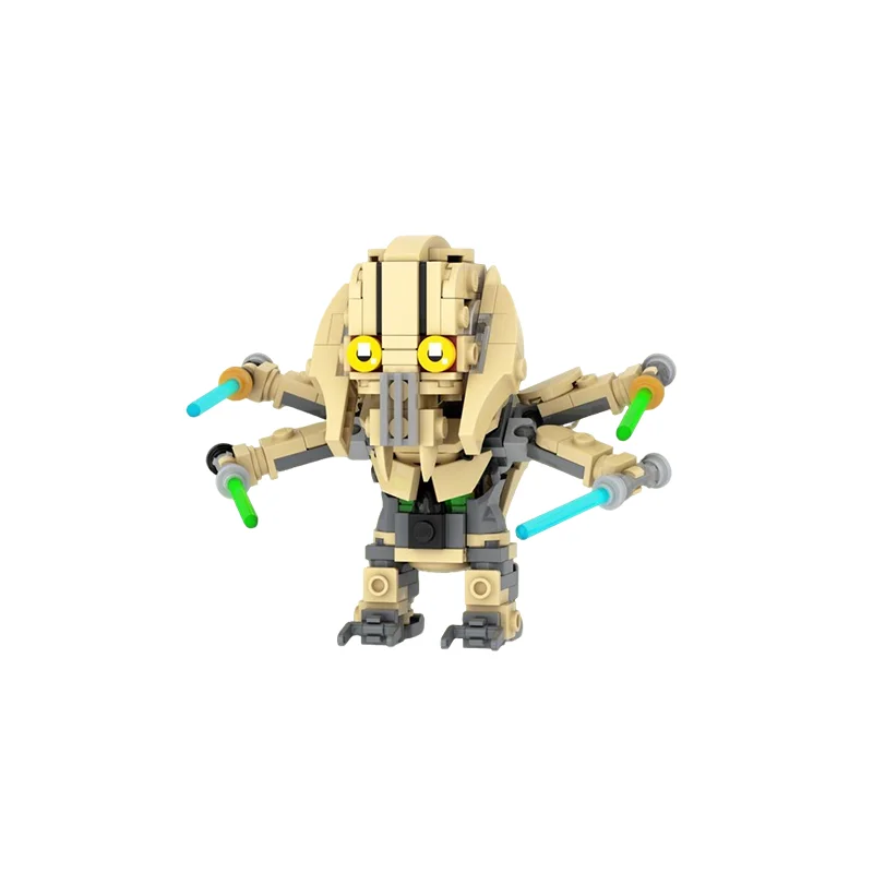 209pcs MOC General Grievous Brickheadz Clone Wars Model Building Blocks Construction Toy Christmas Gifts DIY Creative Idea Brick
209pcs MOC General Grievous Brickheadz Clone Wars Model Building Blocks Construction Toy Christmas Gifts DIY Creative Idea Brick