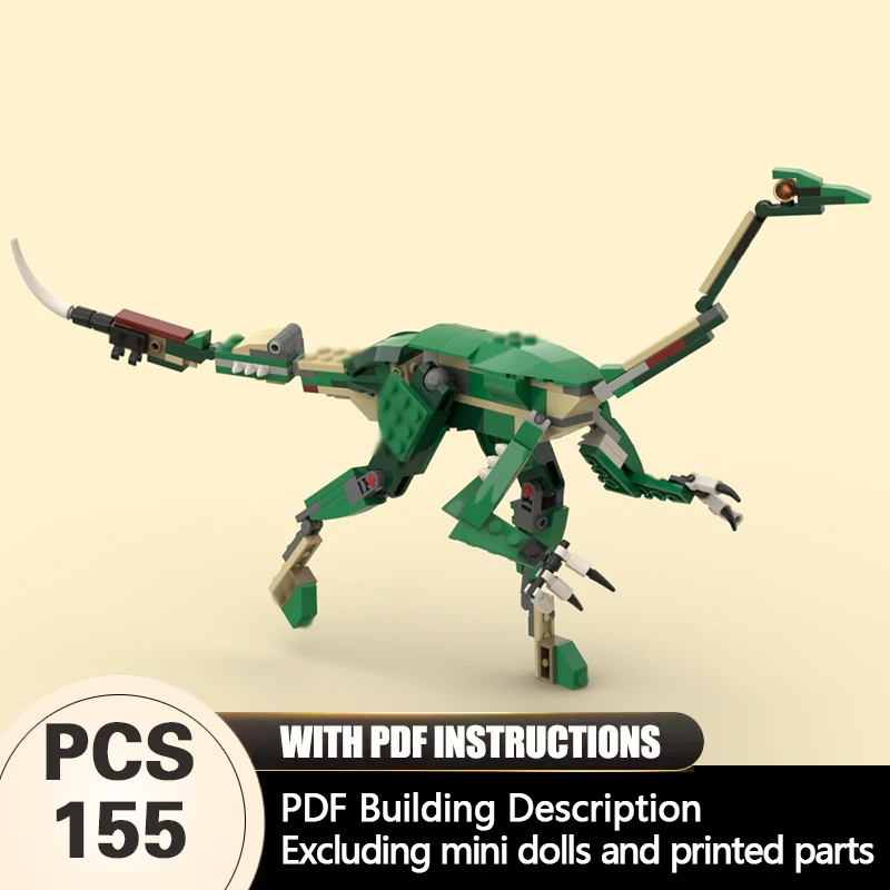 Creators Animal Series Model MOC Building Bricks Ornithomimid Dinosaur Modular Technology Gifts Holiday Assemble Children Toys
Creators Animal Series Model MOC Building Bricks Ornithomimid Dinosaur Modular Technology Gifts Holiday Assemble Children Toys