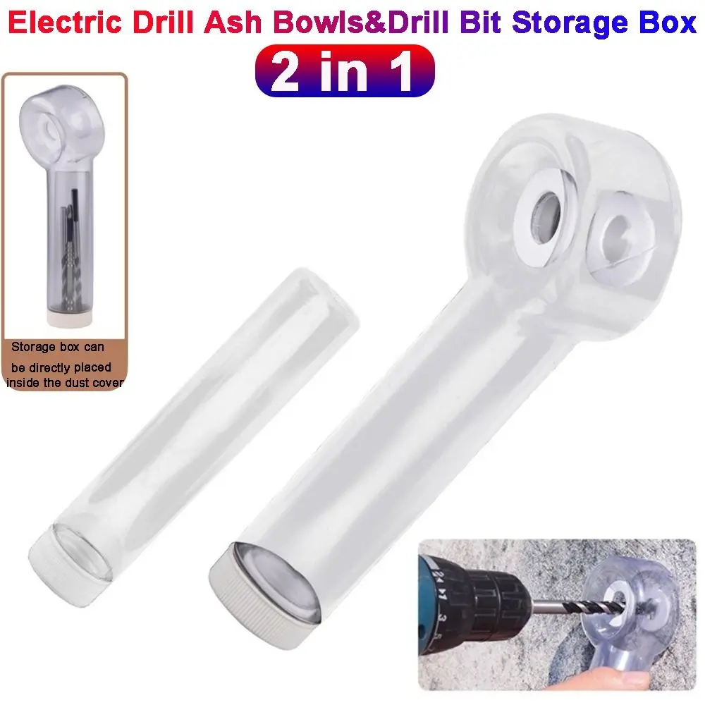2 in 1 Electric Drill Dust Cover Clear Block Dust Drill Bit Dustproof Cover Durable Drill Bit Storage Box Home Use
2 in 1 Electric Drill Dust Cover Clear Block Dust Drill Bit Dustproof Cover Durable Drill Bit Storage Box Home Use