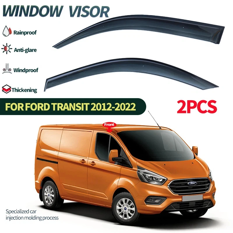 For FORD Transit Custom2012-2022 Window visor,Side Window Deflector Weathershield Sun Rain Guard
For FORD Transit Custom2012-2022 Window visor,Side Window Deflector Weathershield Sun Rain Guard