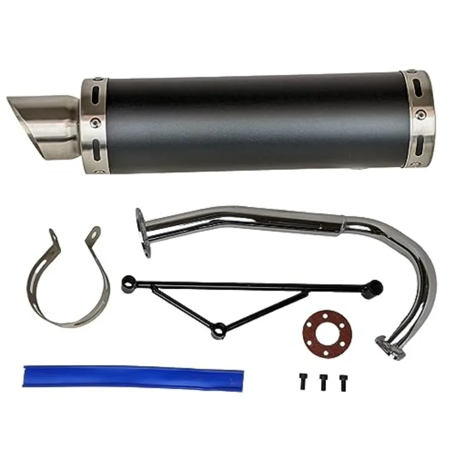 High Performance Exhaust System Muffler for GY6 50cc Scooter Moped TaoTao Jonway Kymco 139QMB Black
High Performance Exhaust System Muffler for GY6 50cc Scooter Moped TaoTao Jonway Kymco 139QMB Black