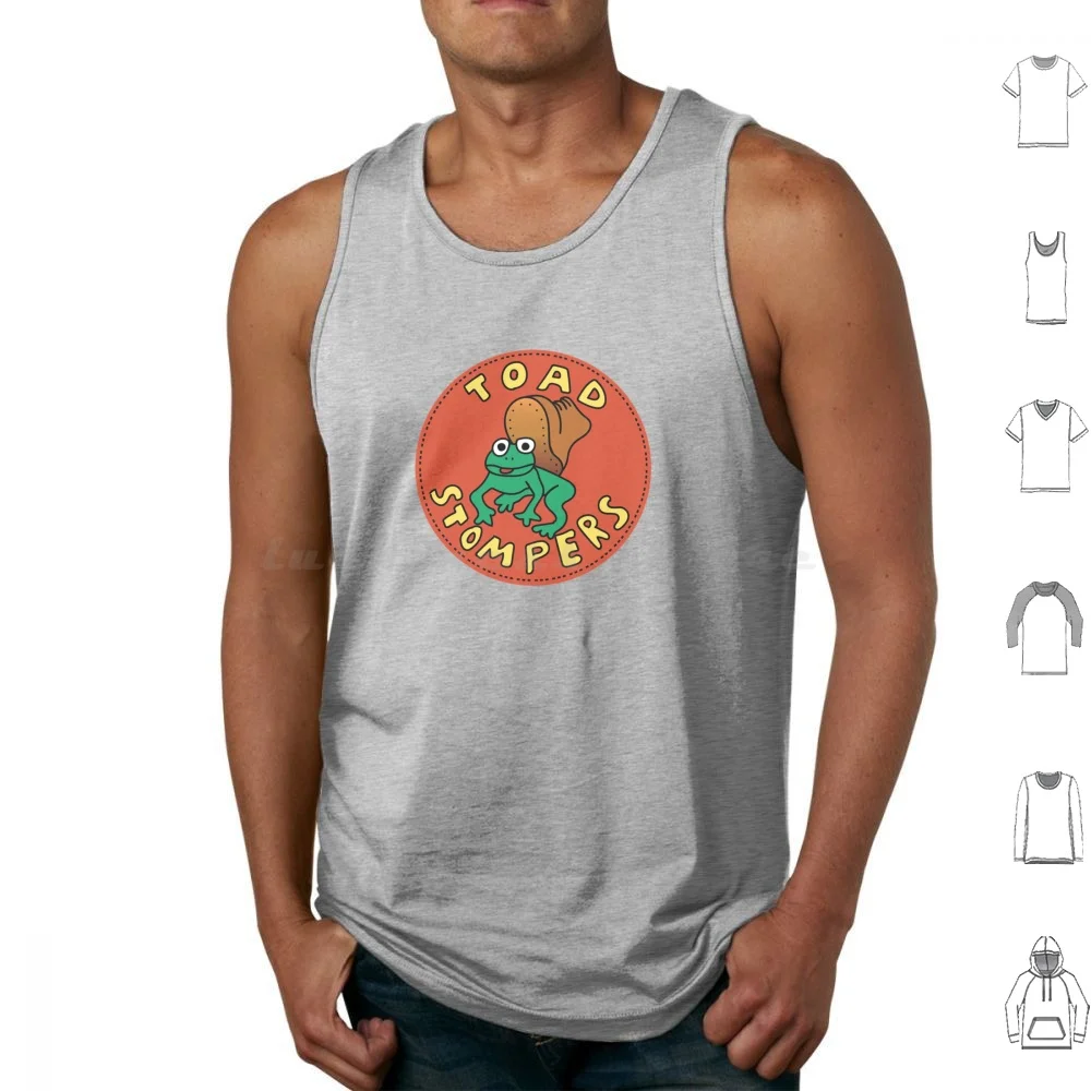 Hell Comes To Frogtown-Toad Stomper Badge Tank Tops Print Cotton Hell Comes To Frogtown Roddy Piper Cult Movie Film Toad
Hell Comes To Frogtown-Toad Stomper Badge Tank Tops Print Cotton Hell Comes To Frogtown Roddy Piper Cult Movie Film Toad