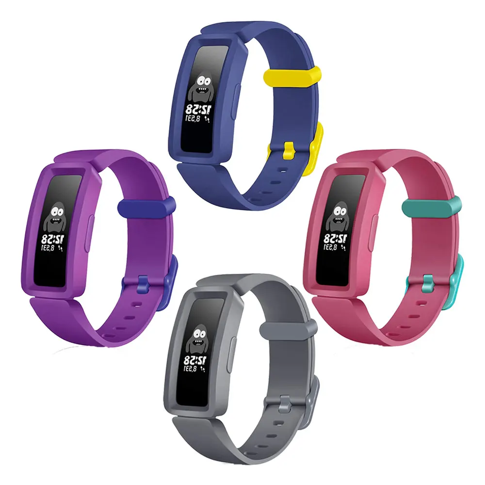 Ремешок для смарт-часов Fitbit ACE 2, 4 шт./упаковка, браслет для детей, силиконовый браслет для Fit Bit Inspire/Inspire HR Band Correa
Ремешок для смарт-часов Fitbit ACE 2, 4 шт./упаковка, браслет для детей, силиконовый браслет для Fit Bit Inspire/Inspire HR Band Correa