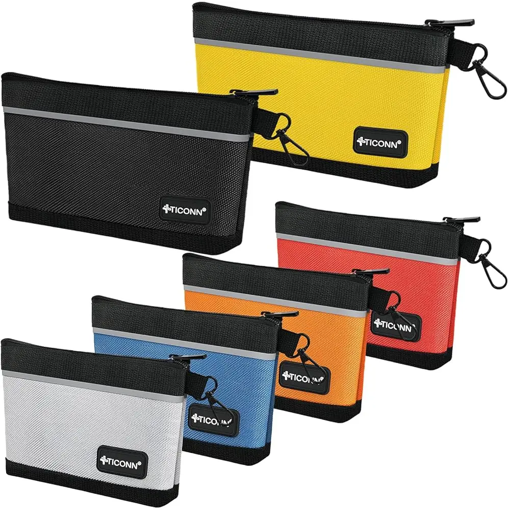 Tool Pouches With Zipper, 1680D Ox Small Tool Bags, Waterproof Utility Bag Zipper Pouch For Tool Organizers And Storage (6 Pa
Tool Pouches With Zipper, 1680D Ox Small Tool Bags, Waterproof Utility Bag Zipper Pouch For Tool Organizers And Storage (6 Pa