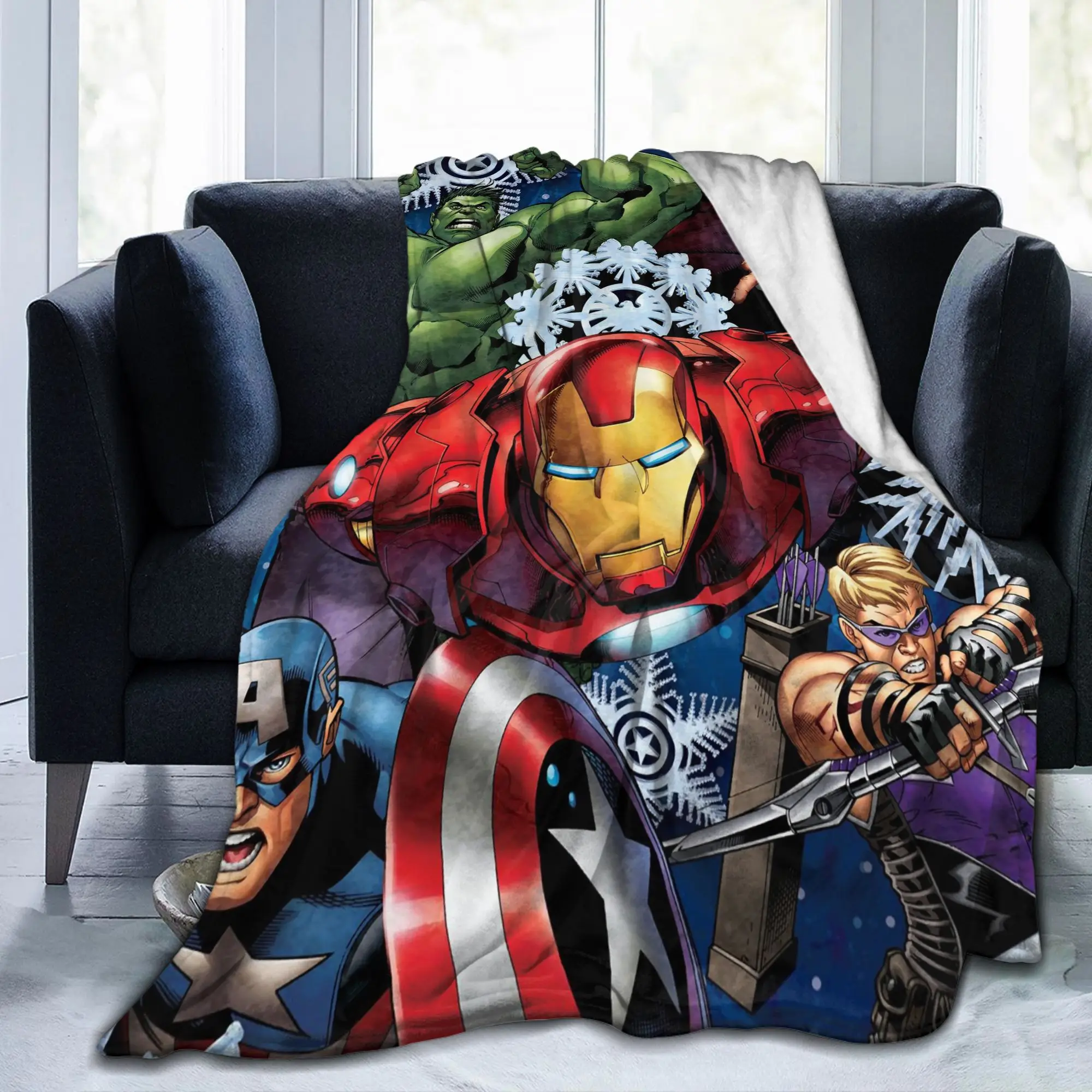 Avengers Captain America Iron Man Blanket Dinesy Flannel Awesome Warm Throw Blankets for Coverlet Spring Autumn
Avengers Captain America Iron Man Blanket Dinesy Flannel Awesome Warm Throw Blankets for Coverlet Spring Autumn