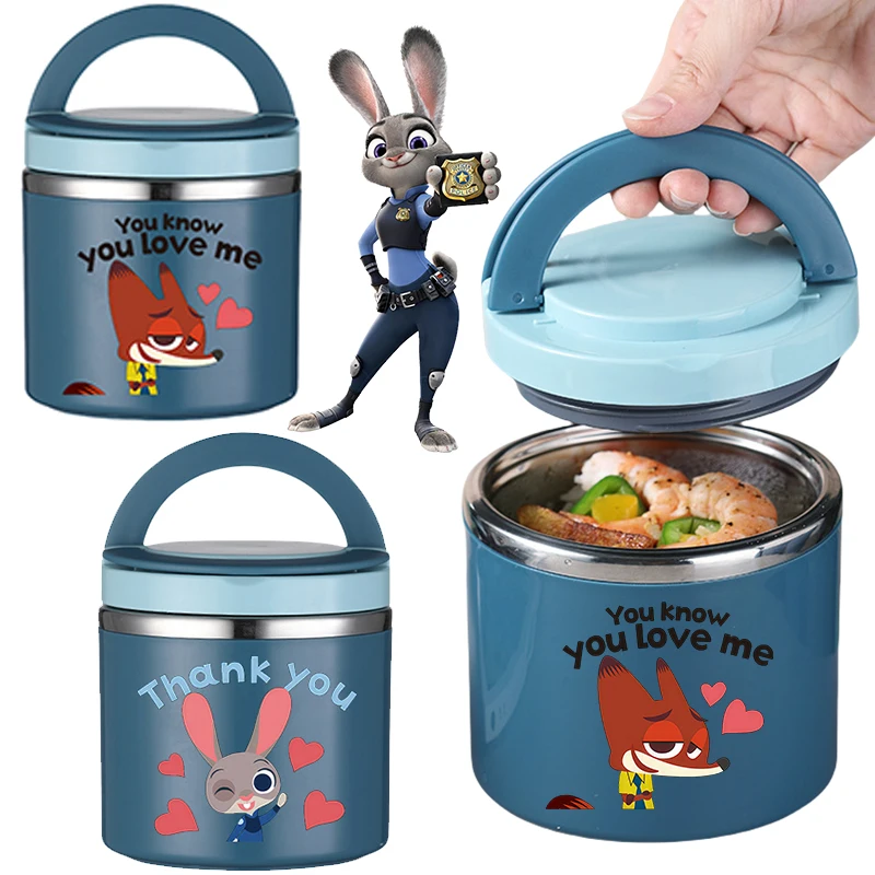 Disney Zootopia Judy Student Stainless Steel Insulated Lunch Box Anime Office Worker Lunch Multi Layer Portable Insulated Bucket
Disney Zootopia Judy Student Stainless Steel Insulated Lunch Box Anime Office Worker Lunch Multi Layer Portable Insulated Bucket