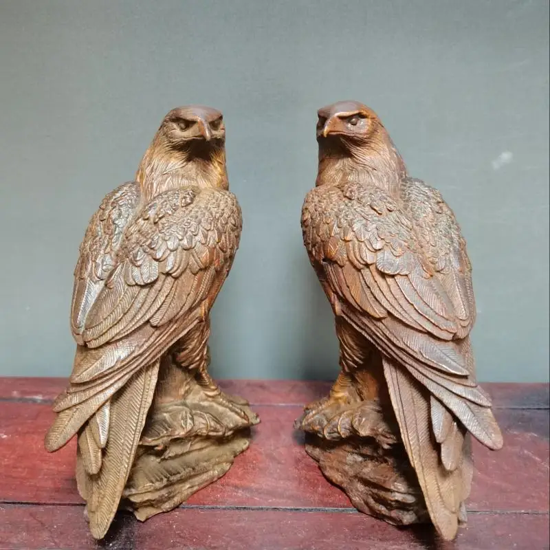 Wood Carved Eagle Statue Ornament Home Decoration Accessories For Living Room Wooden Eagle Office Desk Miniature Figurines
Wood Carved Eagle Statue Ornament Home Decoration Accessories For Living Room Wooden Eagle Office Desk Miniature Figurines