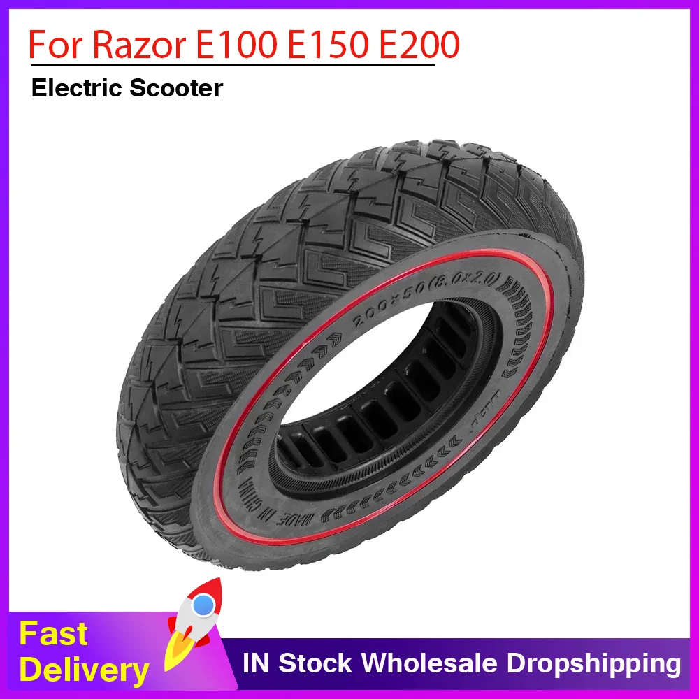 8Inch 200*50 Solid Honeycomb Tyre for Razor E100 E150 E175 E200 ESpark EPunk Crazy Cart E-Scooter 8x2 Explosion-proof Tyre
8Inch 200*50 Solid Honeycomb Tyre for Razor E100 E150 E175 E200 ESpark EPunk Crazy Cart E-Scooter 8x2 Explosion-proof Tyre