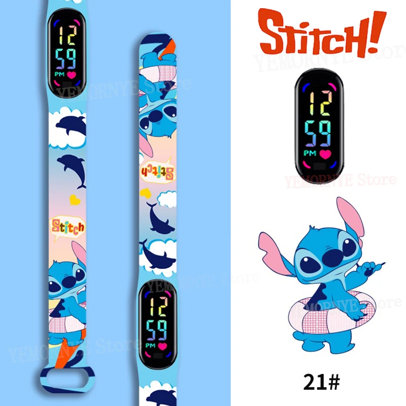Disney Stitch Digital Kids' Watches Anime Figures LED Touch Luminous kids Sport Wristband Waterproof Digital Watch Birthday Toy
Disney Stitch Digital Kids' Watches Anime Figures LED Touch Luminous kids Sport Wristband Waterproof Digital Watch Birthday Toy