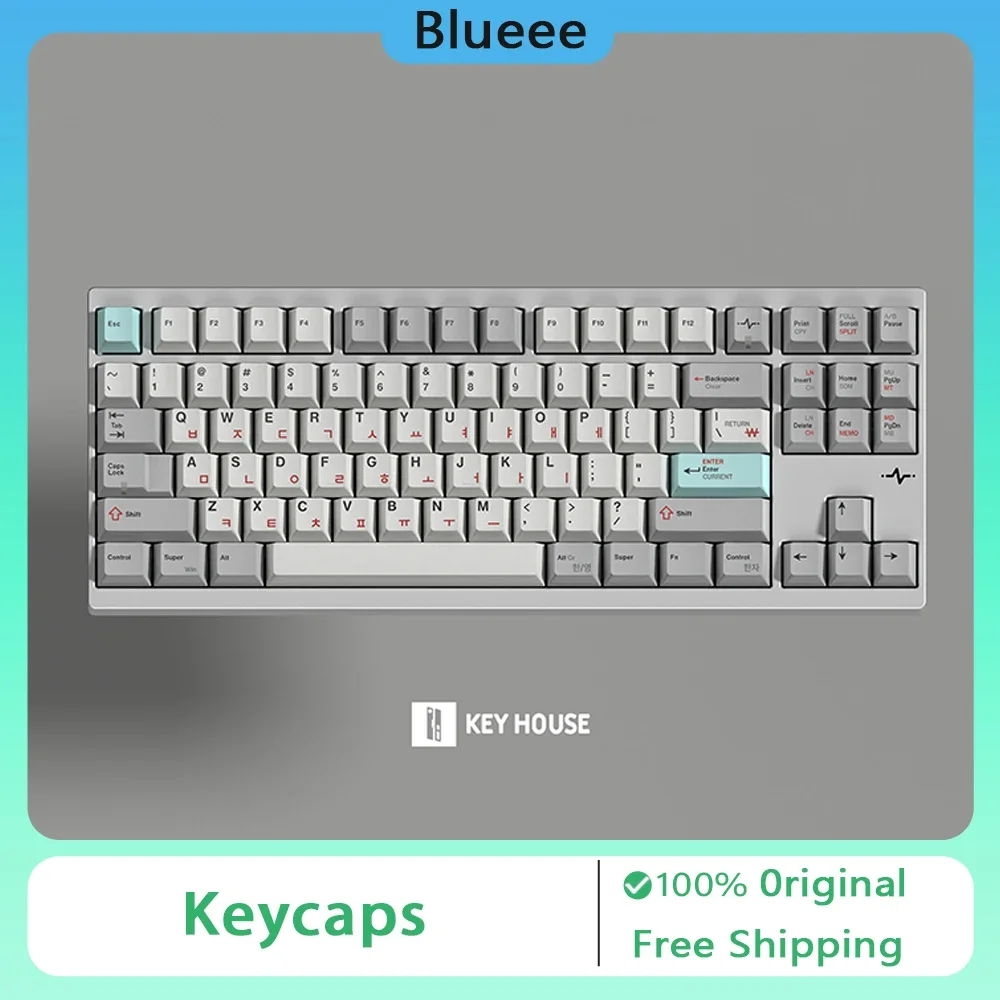 KEY HOUSE Korean KeyCaps PBT Cherry Profile Dye-sublimation Multiple Colors Custom Keyboard Accessories for Wooting Crush80 GX87
KEY HOUSE Korean KeyCaps PBT Cherry Profile Dye-sublimation Multiple Colors Custom Keyboard Accessories for Wooting Crush80 GX87