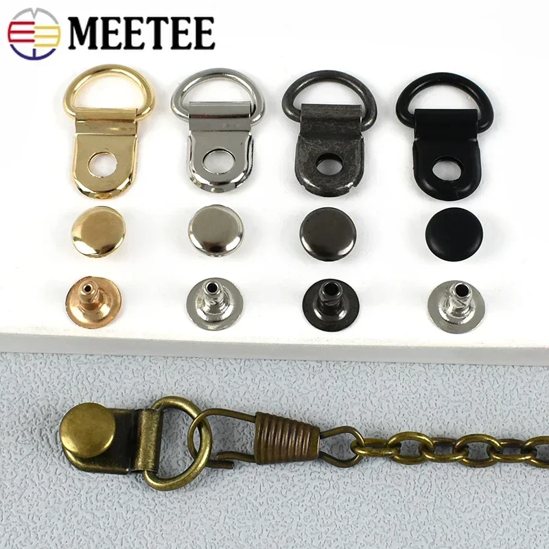 10/20/50Sets 9*14mm Metal D Ring Buckle Hiking Climbing Boots Connector Clasp Bag Strap Shoes Carabiner Installation Nails Craft
10/20/50Sets 9*14mm Metal D Ring Buckle Hiking Climbing Boots Connector Clasp Bag Strap Shoes Carabiner Installation Nails Craft