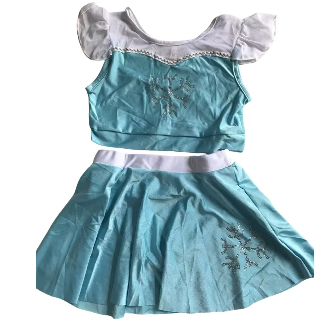 MINISO 2Pcs Elsa Blue Swimsuits Snowflake Shiny Design Beachwear Size 100-150 Little Girl Summer Water Play Clothing Set
MINISO 2Pcs Elsa Blue Swimsuits Snowflake Shiny Design Beachwear Size 100-150 Little Girl Summer Water Play Clothing Set