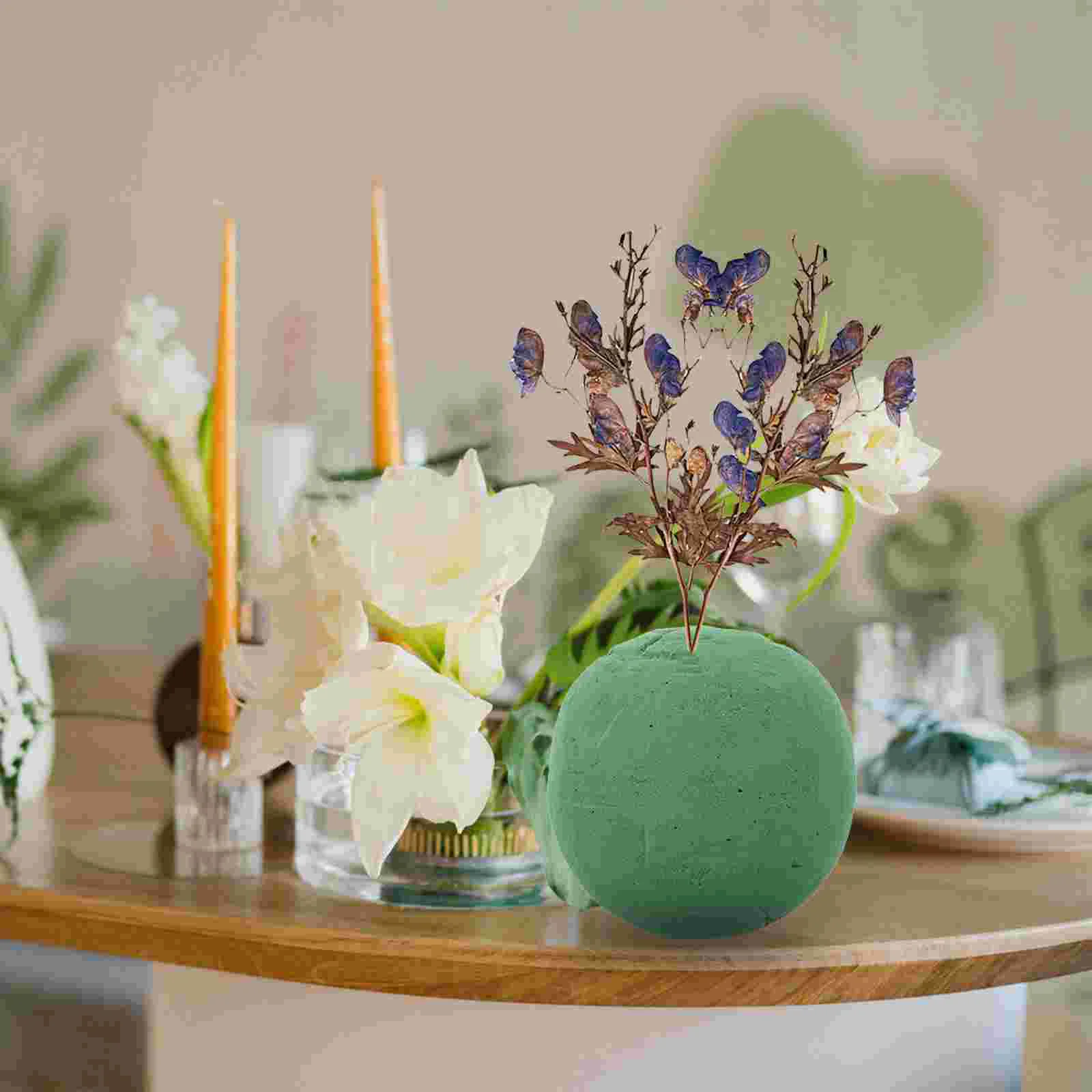 2 Pcs Lily Flower Mud Office Artificial Flowers Indoor Sphere Phenolic Resin Sponge Foam Block Wet Ball
2 Pcs Lily Flower Mud Office Artificial Flowers Indoor Sphere Phenolic Resin Sponge Foam Block Wet Ball