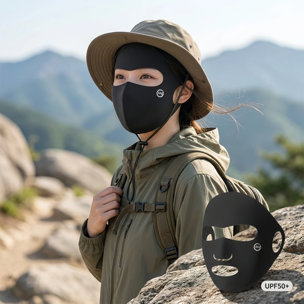 Ice Silk Sun Protection Mask Full Cover 3D Design Breathable Cooling Fabric UPF50 for Women Outdoor Cycling Climbing
Ice Silk Sun Protection Mask Full Cover 3D Design Breathable Cooling Fabric UPF50 for Women Outdoor Cycling Climbing