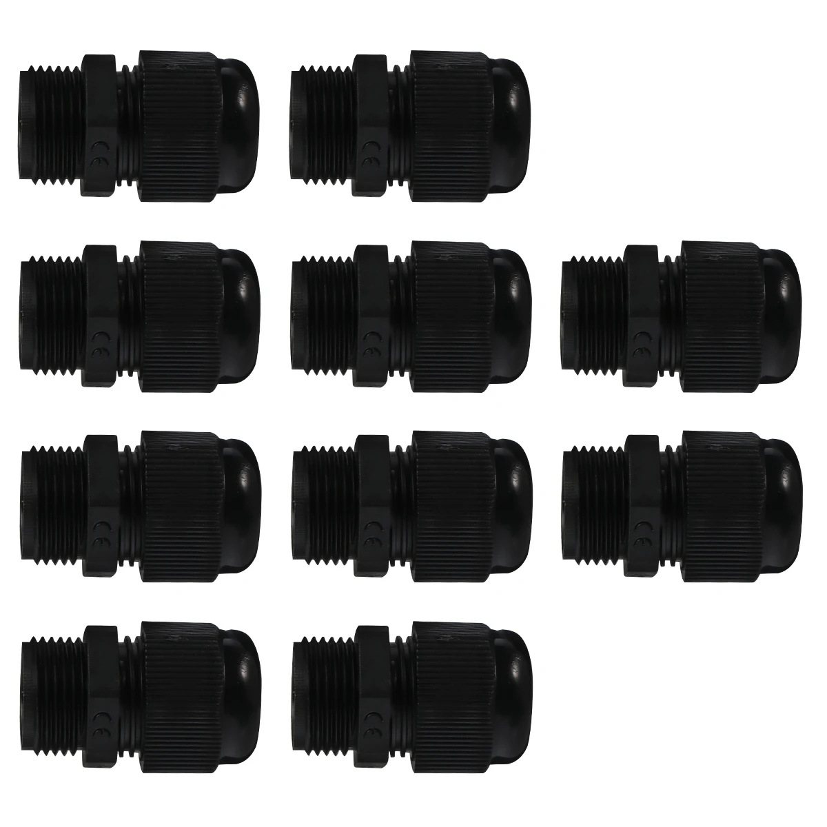 50pcs Nylon Waterproof Cable Gland Connector Black Electrical Wire Stack Durable Adjustable Outdoor
50pcs Nylon Waterproof Cable Gland Connector Black Electrical Wire Stack Durable Adjustable Outdoor