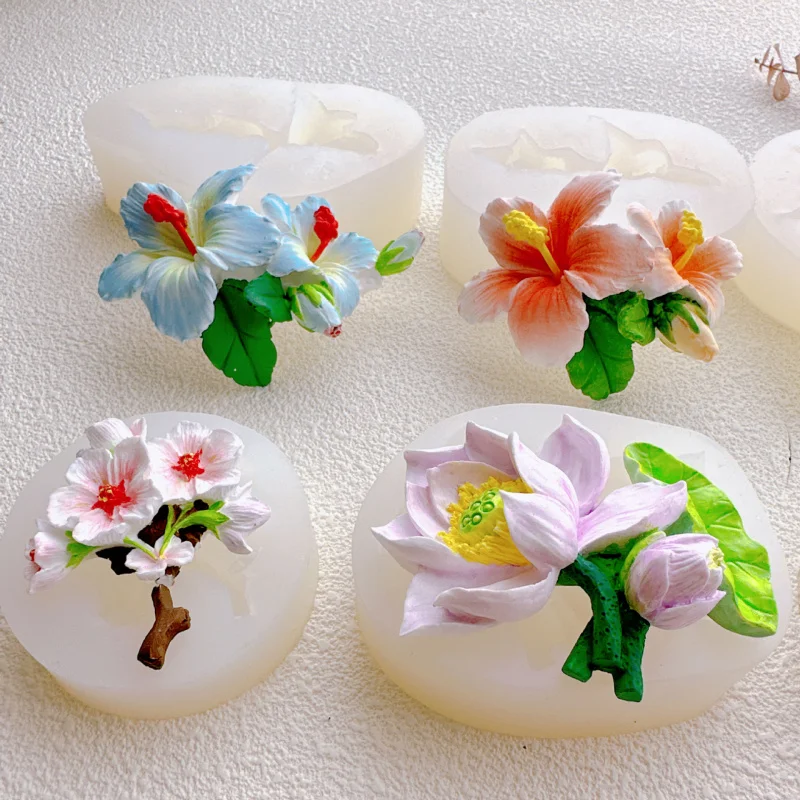 6pcs Food-Safe Flower Mold for Car Diffusers, Plaster Crafts, Fondant Decor - Reusable DIY Baking Tool
6pcs Food-Safe Flower Mold for Car Diffusers, Plaster Crafts, Fondant Decor - Reusable DIY Baking Tool