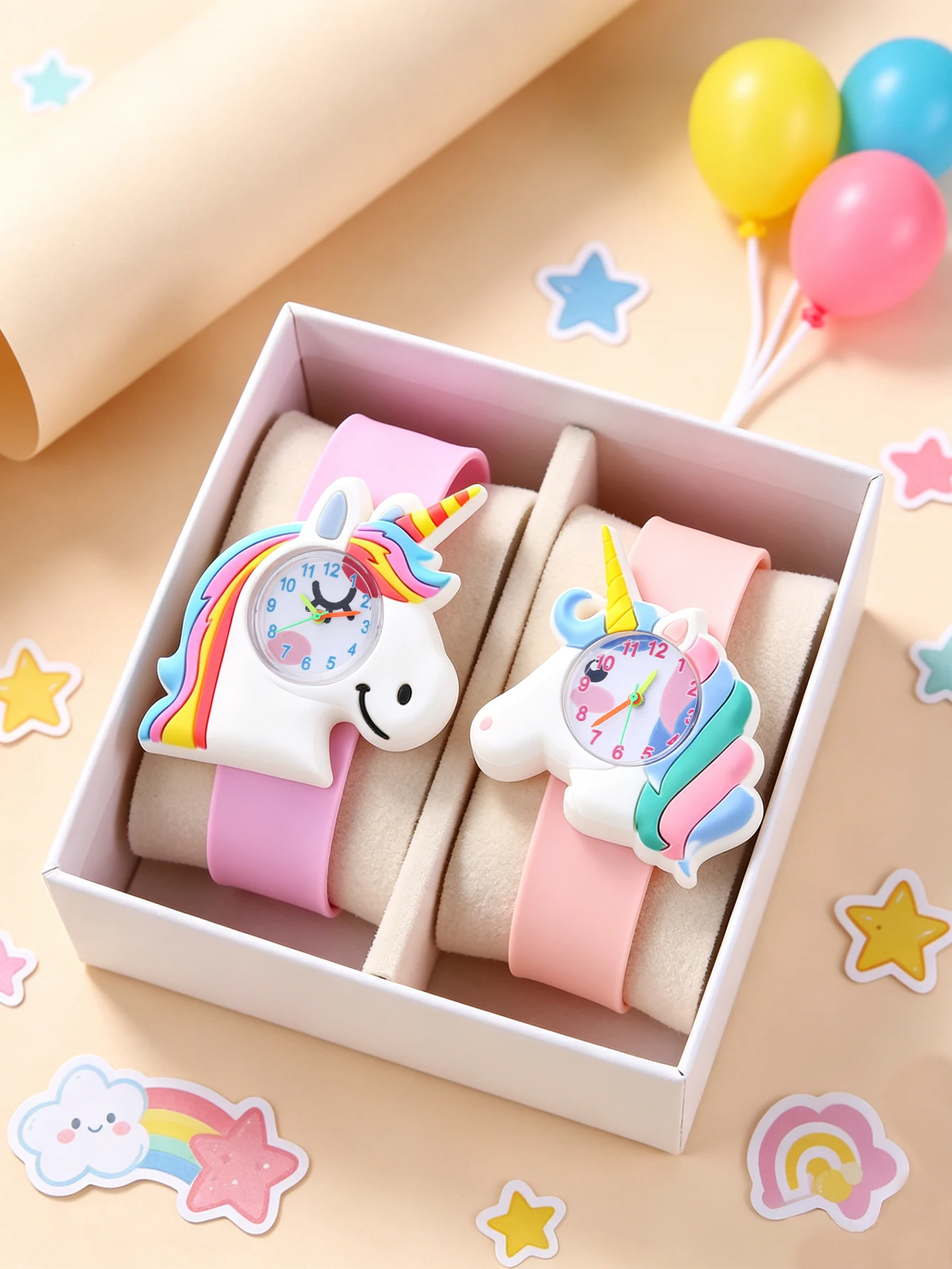 1pcs/set Kids Unicorn Slap Watch, Cartoon 3D Unicorn Silicone Quartz Wristwatch For Girls
1pcs/set Kids Unicorn Slap Watch, Cartoon 3D Unicorn Silicone Quartz Wristwatch For Girls