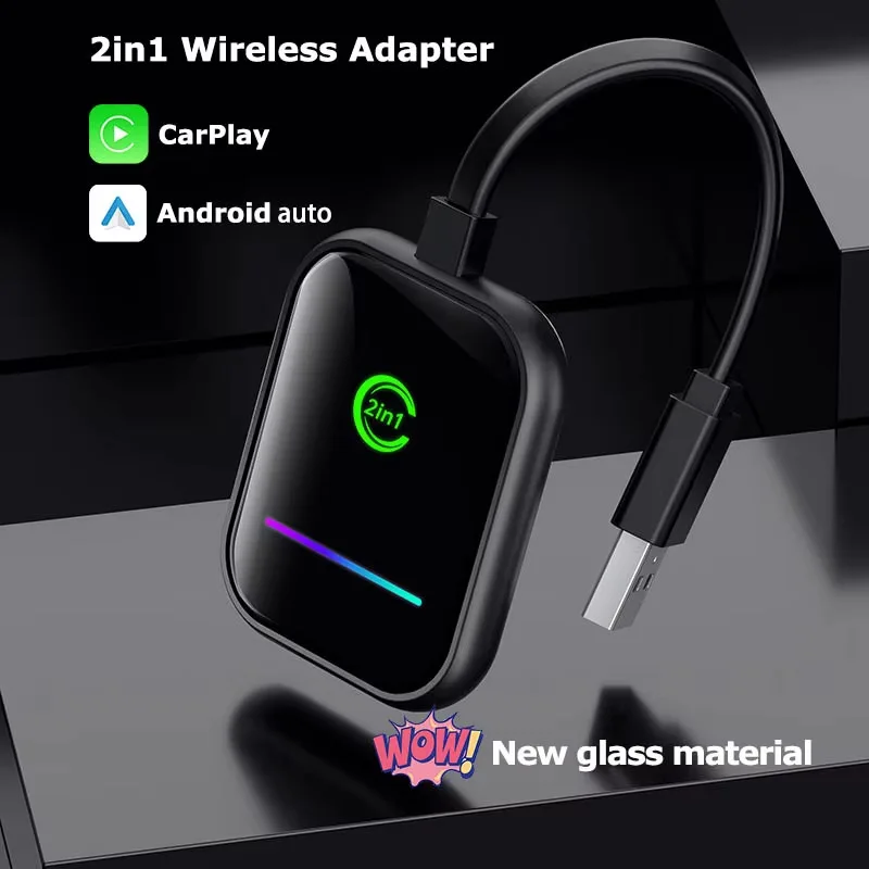 Беспроводной адаптер CarPlay: USB-донгл для преобразования проводного CarPlay в беспроводной, 2-в-1, Smart Car AI Box, адаптер CarPlay для Android Auto
Беспроводной адаптер CarPlay: USB-донгл для преобразования проводного CarPlay в беспроводной, 2-в-1, Smart Car AI Box, адаптер CarPlay для Android Auto
