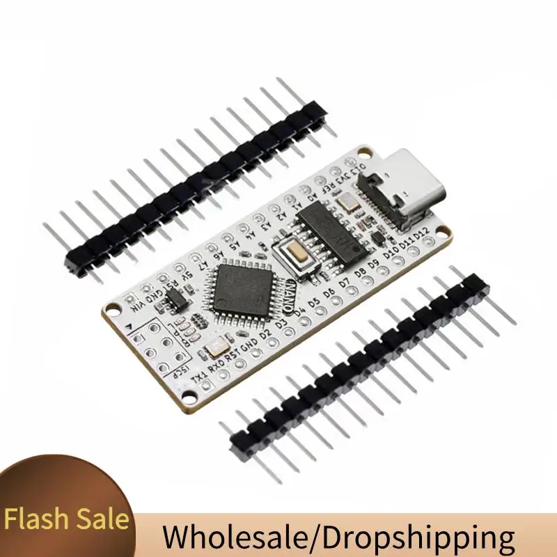 Improved Atmega328p Development Board Type-C Interface Compatible With For Arduino Nano V3.0 CH340G, White A Easy To Use
Improved Atmega328p Development Board Type-C Interface Compatible With For Arduino Nano V3.0 CH340G, White A Easy To Use