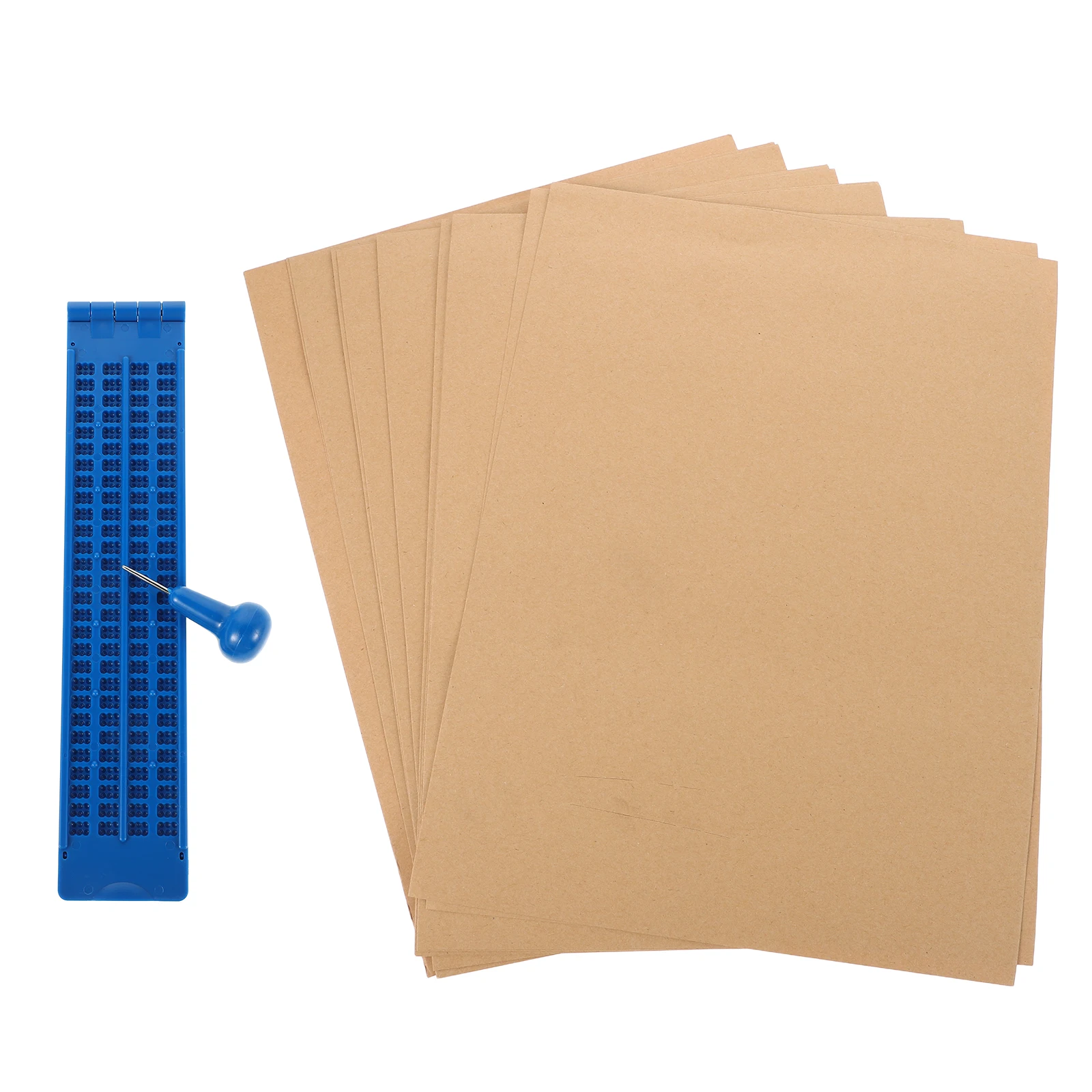 Braille Writing Board 4 Line 28 Cell Portable Tablet Typewriter School Supplies Writing Kit Education Tool
Braille Writing Board 4 Line 28 Cell Portable Tablet Typewriter School Supplies Writing Kit Education Tool