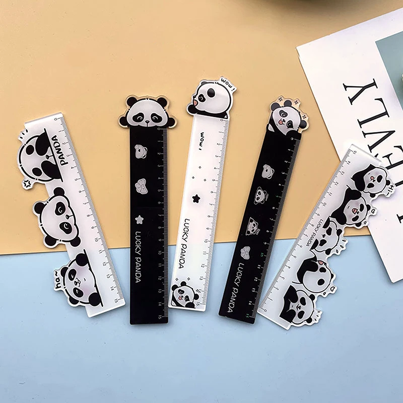 Cute Cartoon Panda Ruler School Supplies High Quality Acrylic Ruler Fashion Creative Drawing Tools Kawaii Stationery Gifts
Cute Cartoon Panda Ruler School Supplies High Quality Acrylic Ruler Fashion Creative Drawing Tools Kawaii Stationery Gifts