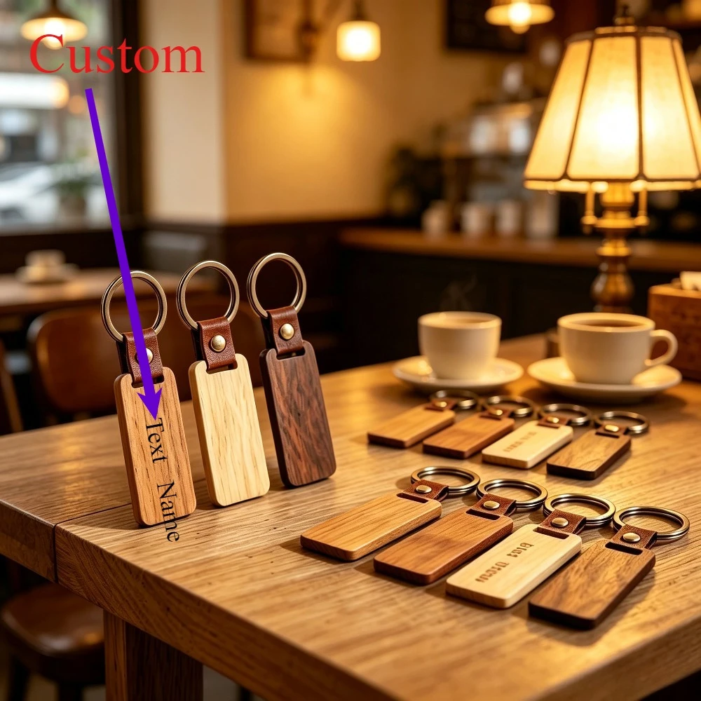 Laser Custom Wooden Key Chains Fashion Bag Pendant Blank Card Car Keychain Personalized Keyring Paint For Women And Men Gift
Laser Custom Wooden Key Chains Fashion Bag Pendant Blank Card Car Keychain Personalized Keyring Paint For Women And Men Gift