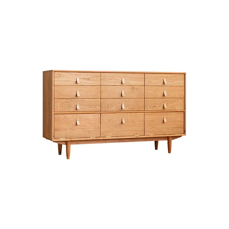 Nordic solid wood nine cabinet living room cherry wood storage side cabinet simple storage drawer cabinet
Nordic solid wood nine cabinet living room cherry wood storage side cabinet simple storage drawer cabinet