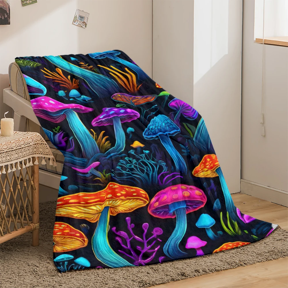 Mushroom Cat Printed Blanket for Travel, Soft Air Conditioning Throw for Home Use, Cute Cat Pattern Design Blanket Anime Blanket
Mushroom Cat Printed Blanket for Travel, Soft Air Conditioning Throw for Home Use, Cute Cat Pattern Design Blanket Anime Blanket
