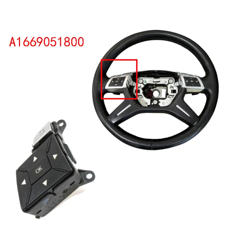 A1669051800 For Mercedes Benz ML350 E250 E400 E350 Steering Wheel Switch Buttons Left
A1669051800 For Mercedes Benz ML350 E250 E400 E350 Steering Wheel Switch Buttons Left