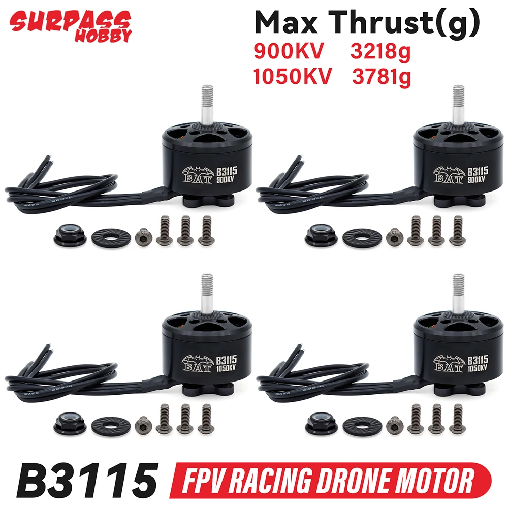 B3115 900KV 3-6S Brushless Motor for RC Multirotor X-Class FPV Freestyle Mark4 APEX 9inch 10inch XL10 Long Range FPV Frame Kit
B3115 900KV 3-6S Brushless Motor for RC Multirotor X-Class FPV Freestyle Mark4 APEX 9inch 10inch XL10 Long Range FPV Frame Kit