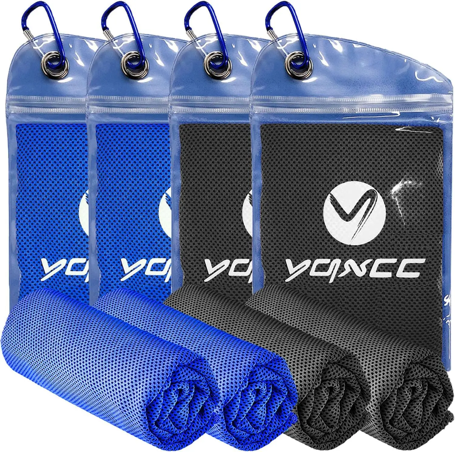 4 Pack Cooling Towels 40x12in - Soft Microfiber for Neck, Yoga, Gym, Running, Camping & More
4 Pack Cooling Towels 40x12in - Soft Microfiber for Neck, Yoga, Gym, Running, Camping & More