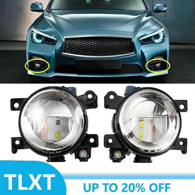 2 шт./пара светодиодных фар для автомобиля 12В, передние противотуманные фары, подходят для Infiniti Q50 QX50 Q60 QX60 Q70L QX80 2014-2020, комплект противотуманных фар для автомобиля
2 шт./пара светодиодных фар для автомобиля 12В, передние противотуманные фары, подходят для Infiniti Q50 QX50 Q60 QX60 Q70L QX80 2014-2020, комплект противотуманных фар для автомобиля