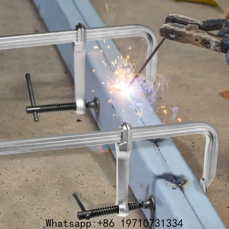 2pcs Light-Duty Drop Forged Steel Bar Clamps F Clamps 160x60mm/300x60mm for Welding Woodworking Metalworking DIY Crafts
2pcs Light-Duty Drop Forged Steel Bar Clamps F Clamps 160x60mm/300x60mm for Welding Woodworking Metalworking DIY Crafts